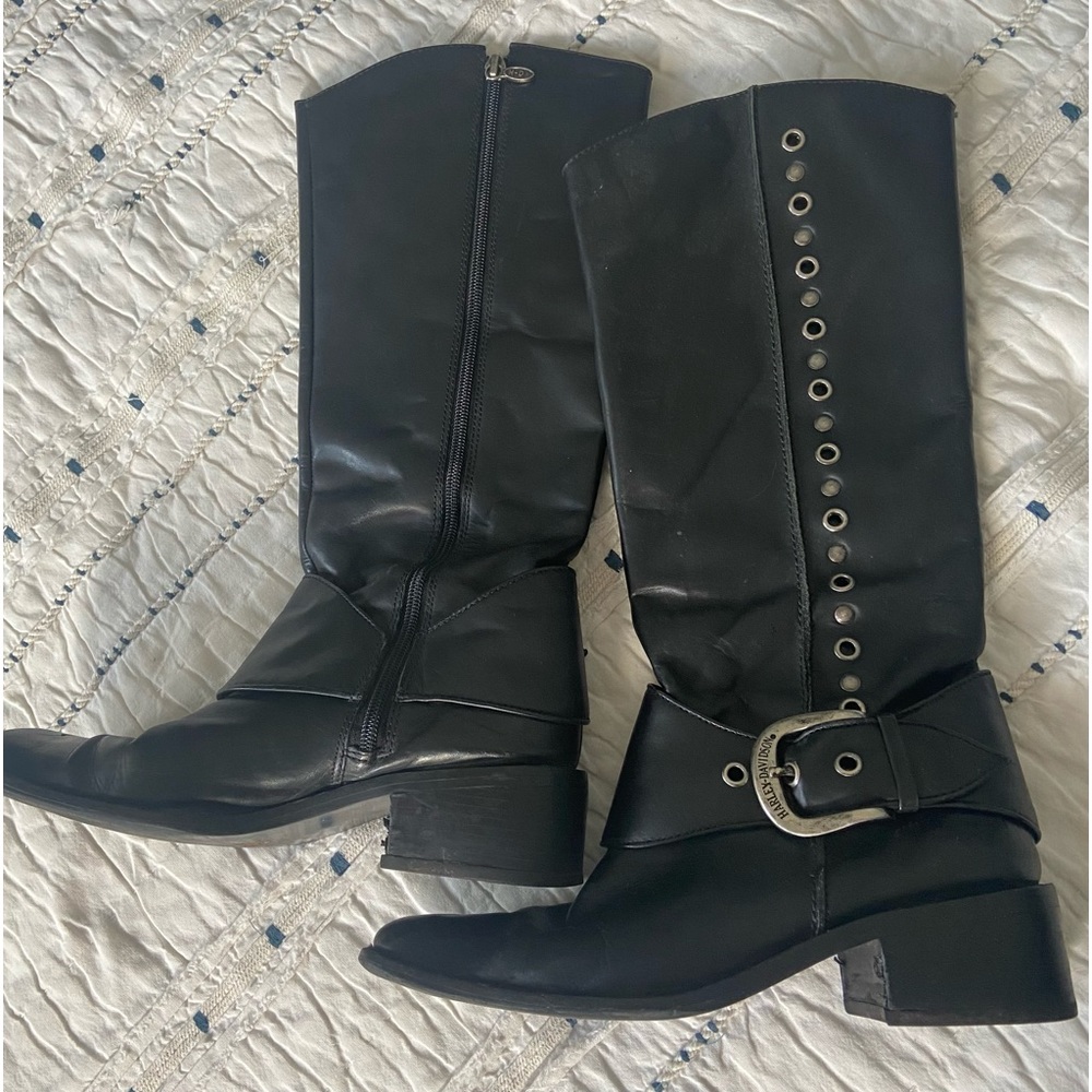 Harley Davidson leather boots, size 8.5